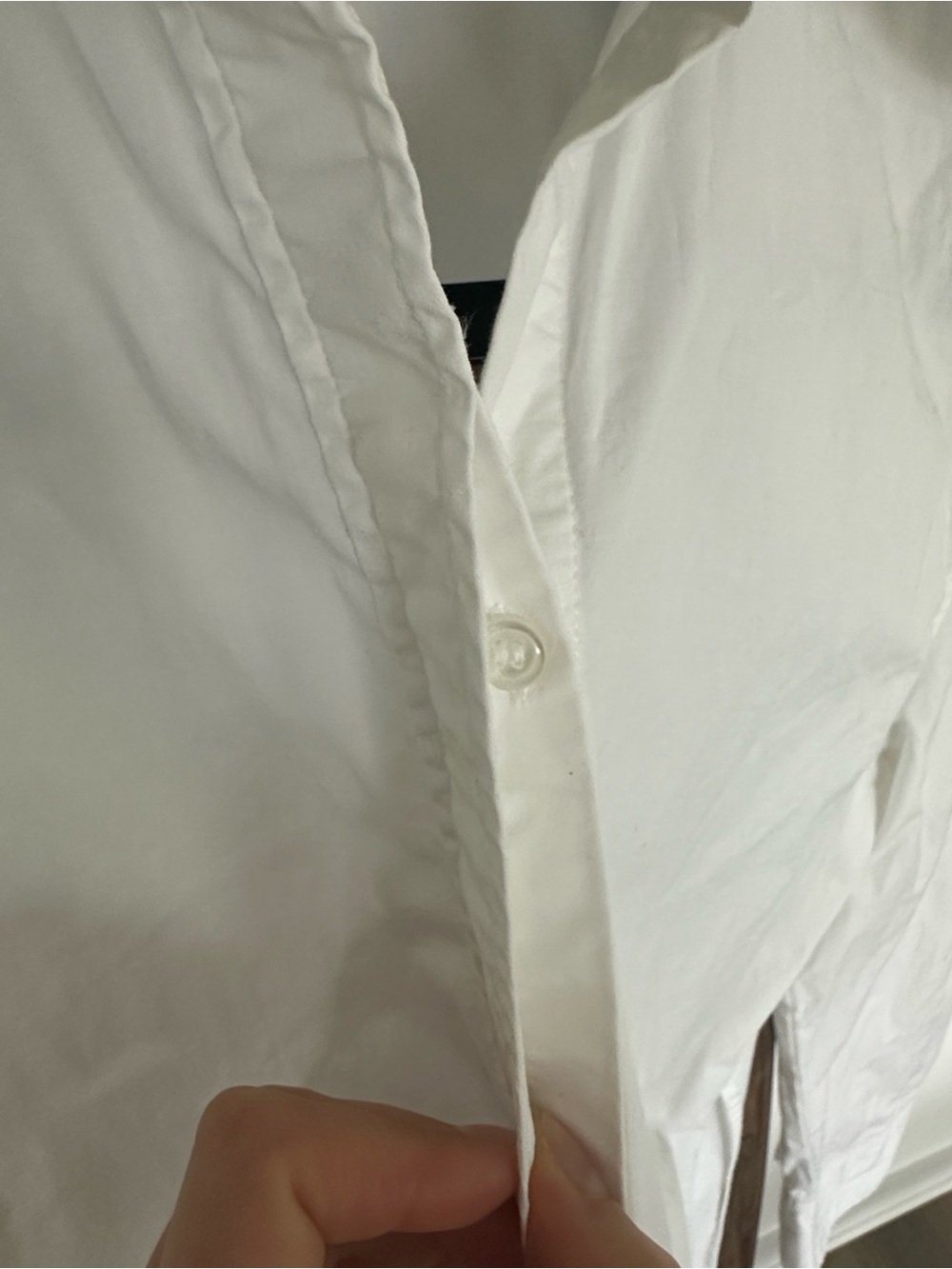 H&M Classic White Button-Down Shirt XS - Picture 8 of 10